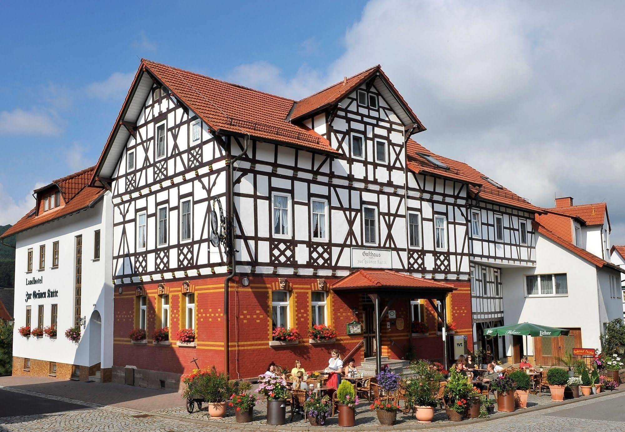 Landhotel Zur Gruenen Kutte Bernshausen Exteriér fotografie