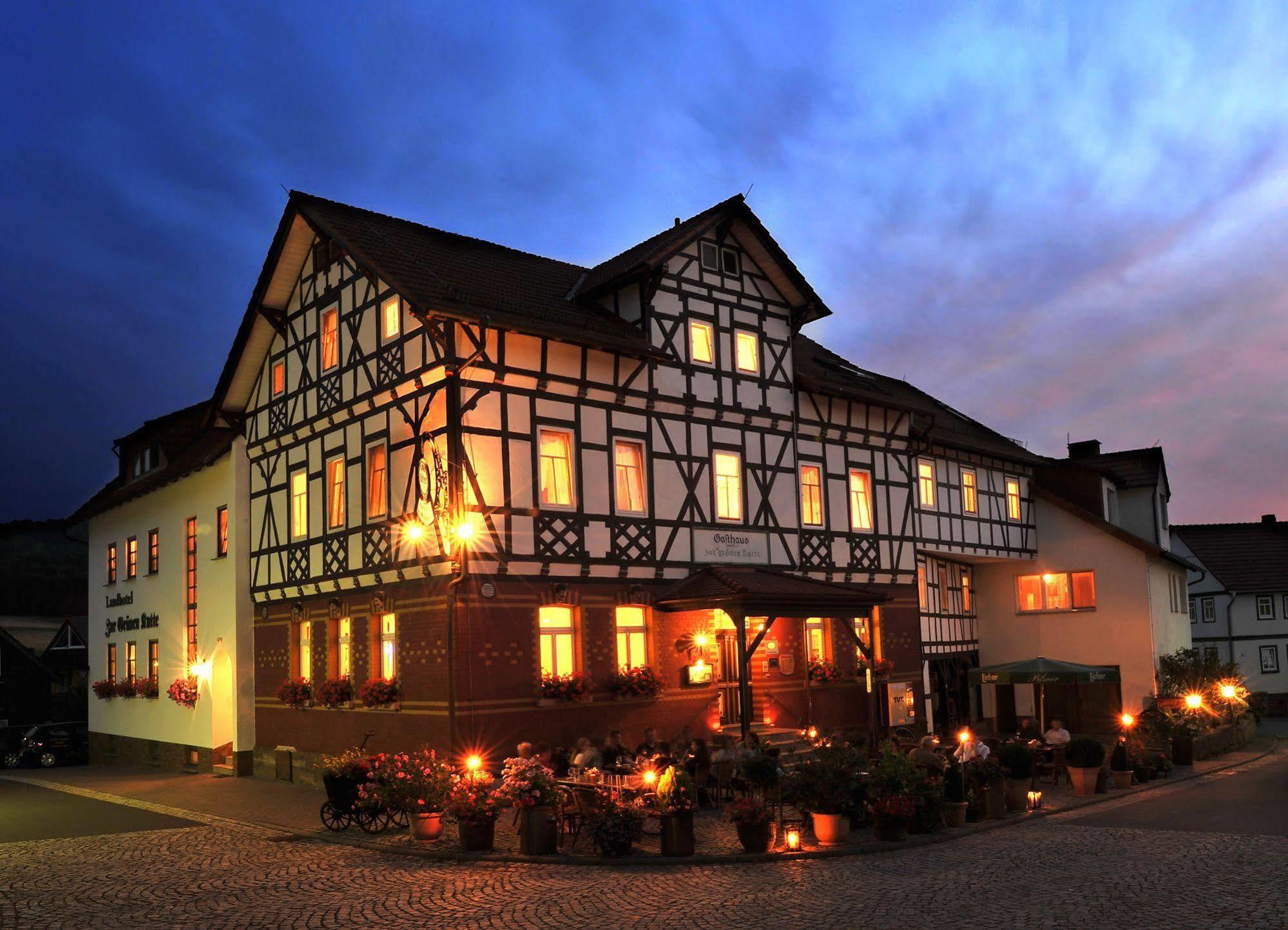 Landhotel Zur Gruenen Kutte Bernshausen Exteriér fotografie