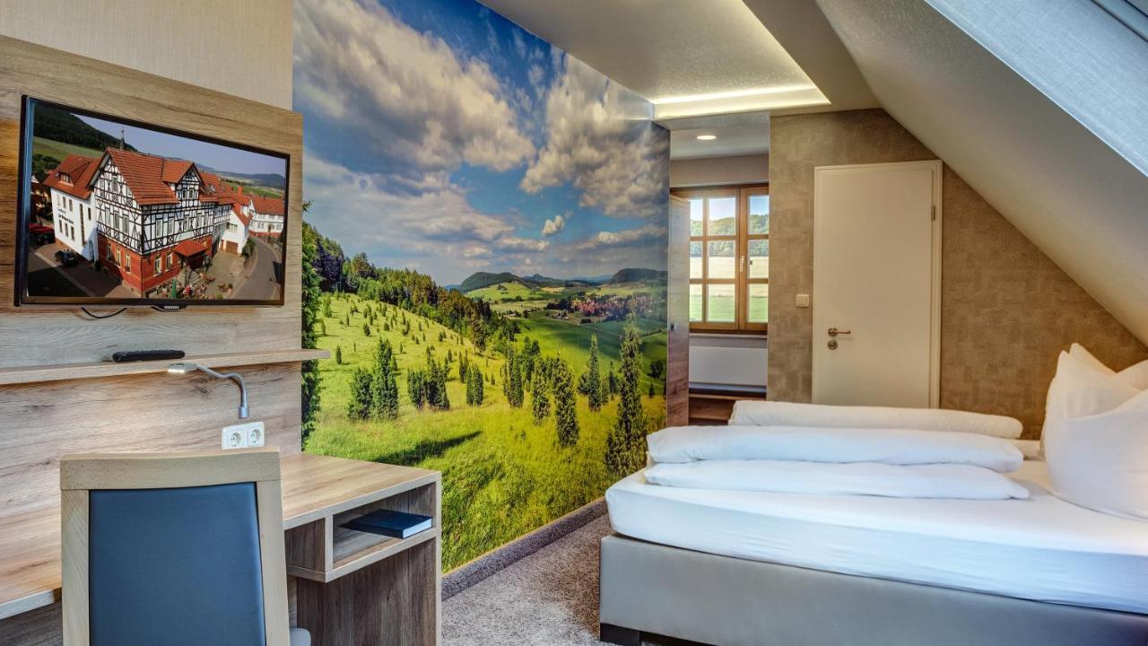 Landhotel Zur Gruenen Kutte Bernshausen Exteriér fotografie