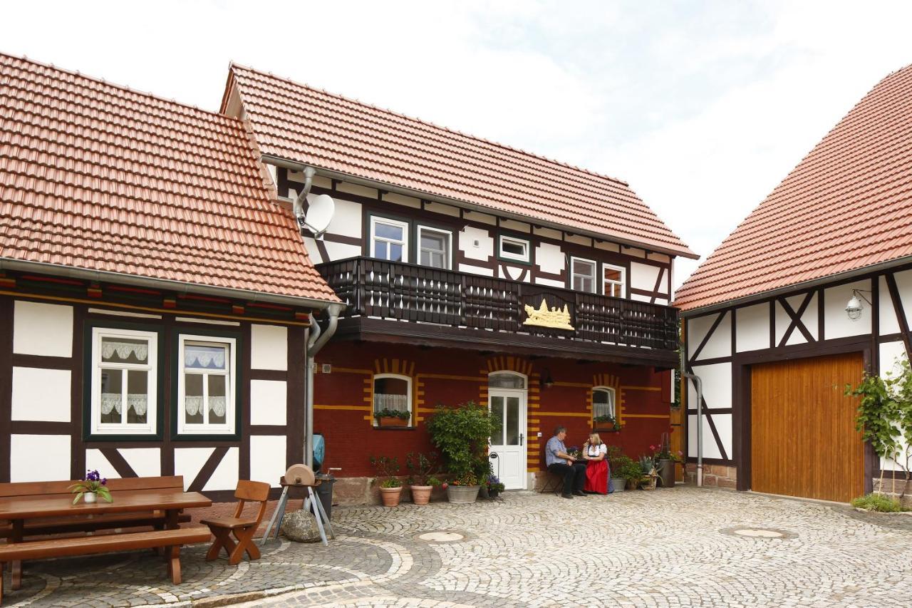 Landhotel Zur Gruenen Kutte Bernshausen Exteriér fotografie