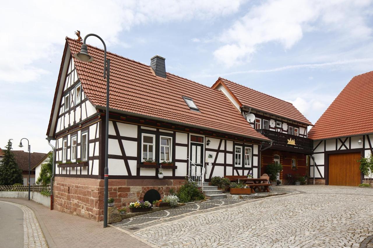 Landhotel Zur Gruenen Kutte Bernshausen Exteriér fotografie